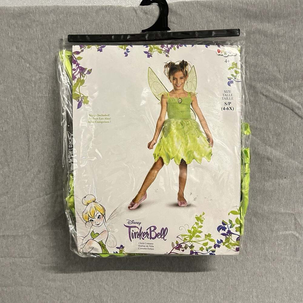 Disney Tinkerbell Child Small 4-6 Halloween Costume Wings